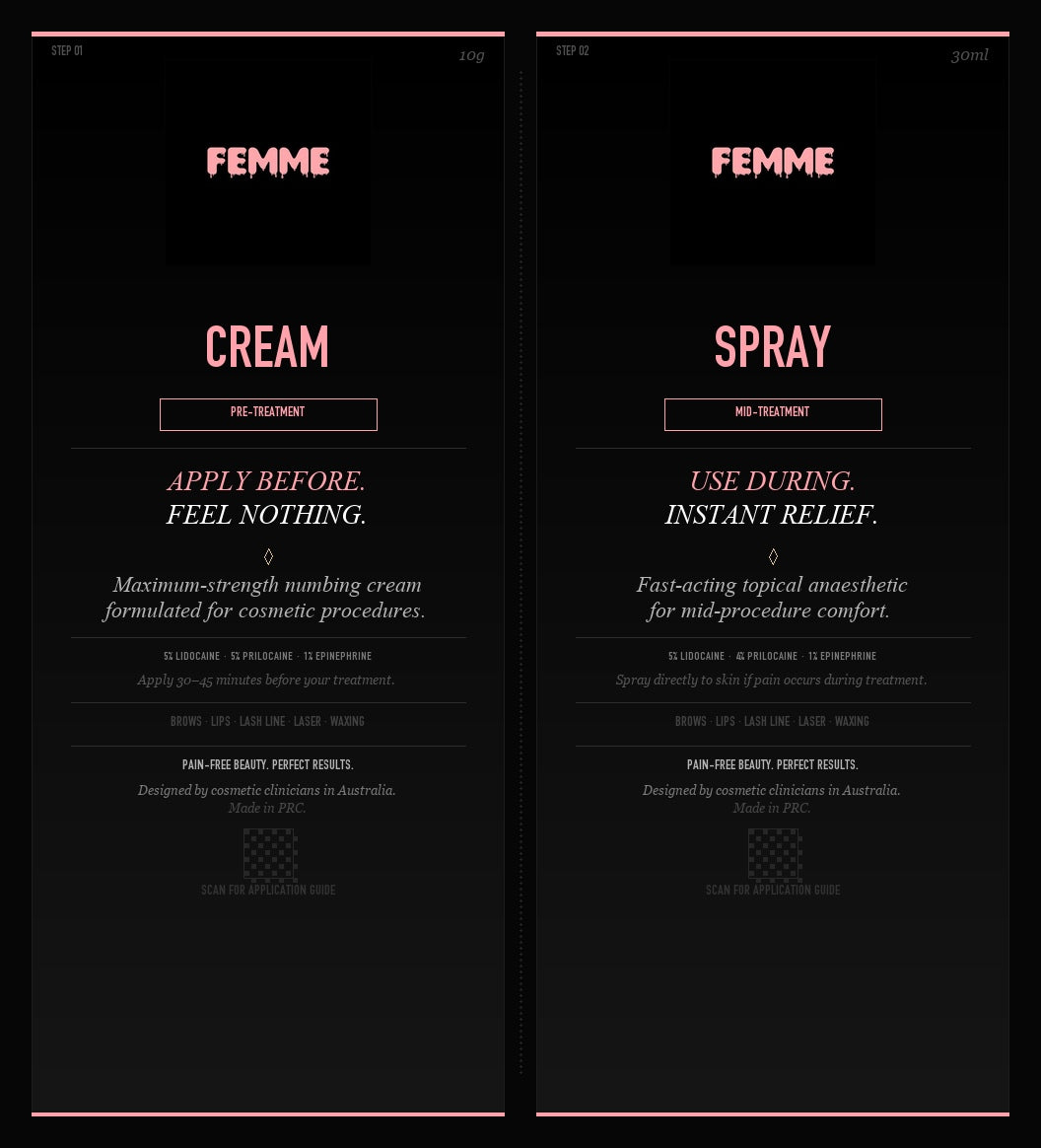 Femme Numbing Cream — Version 15