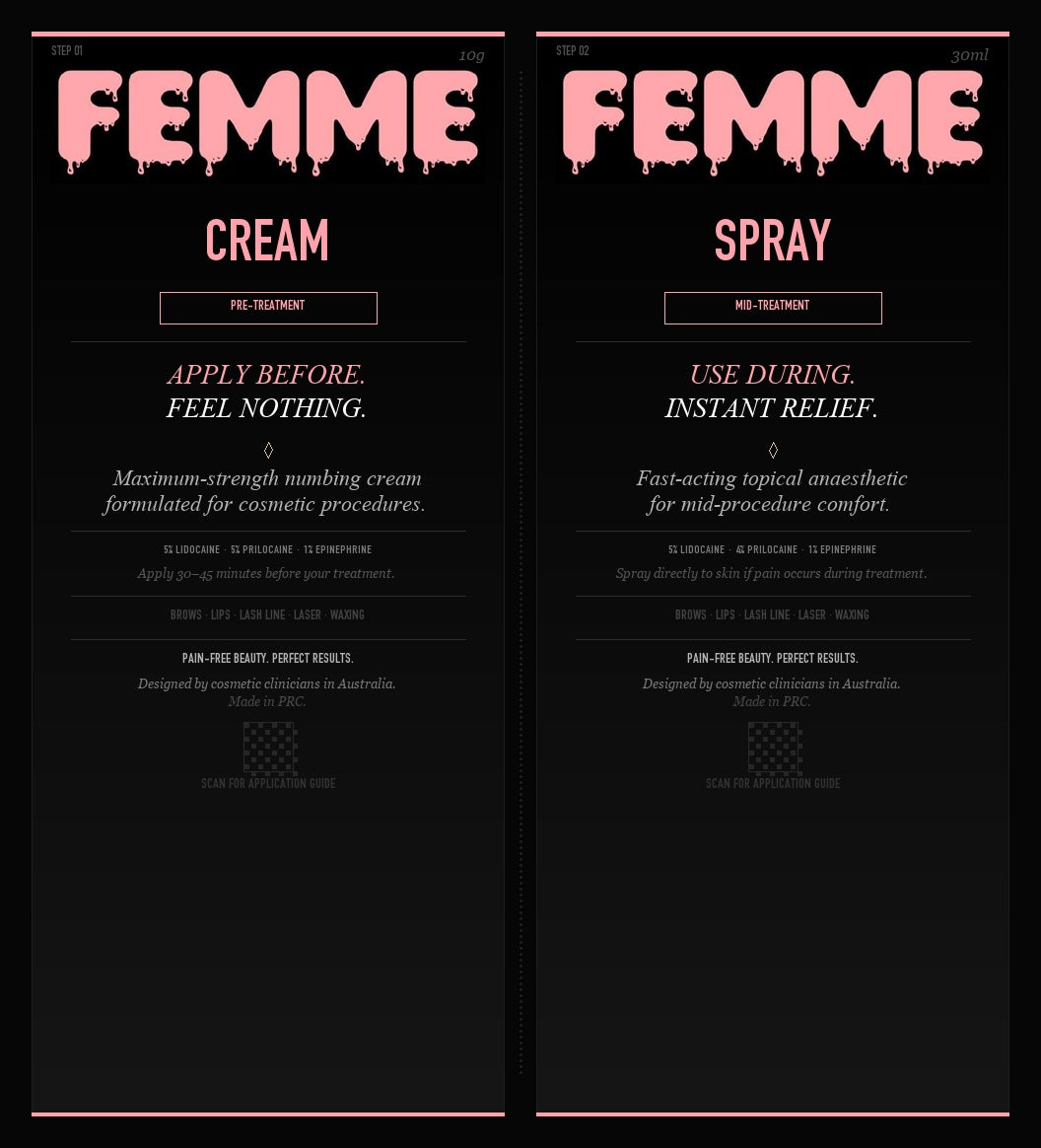 Femme Numbing Cream — Version 17